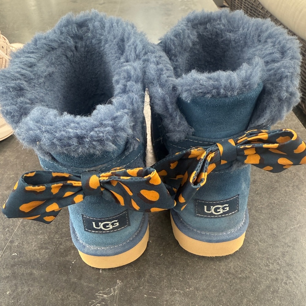UGG Blue Shearling Lined Footwear